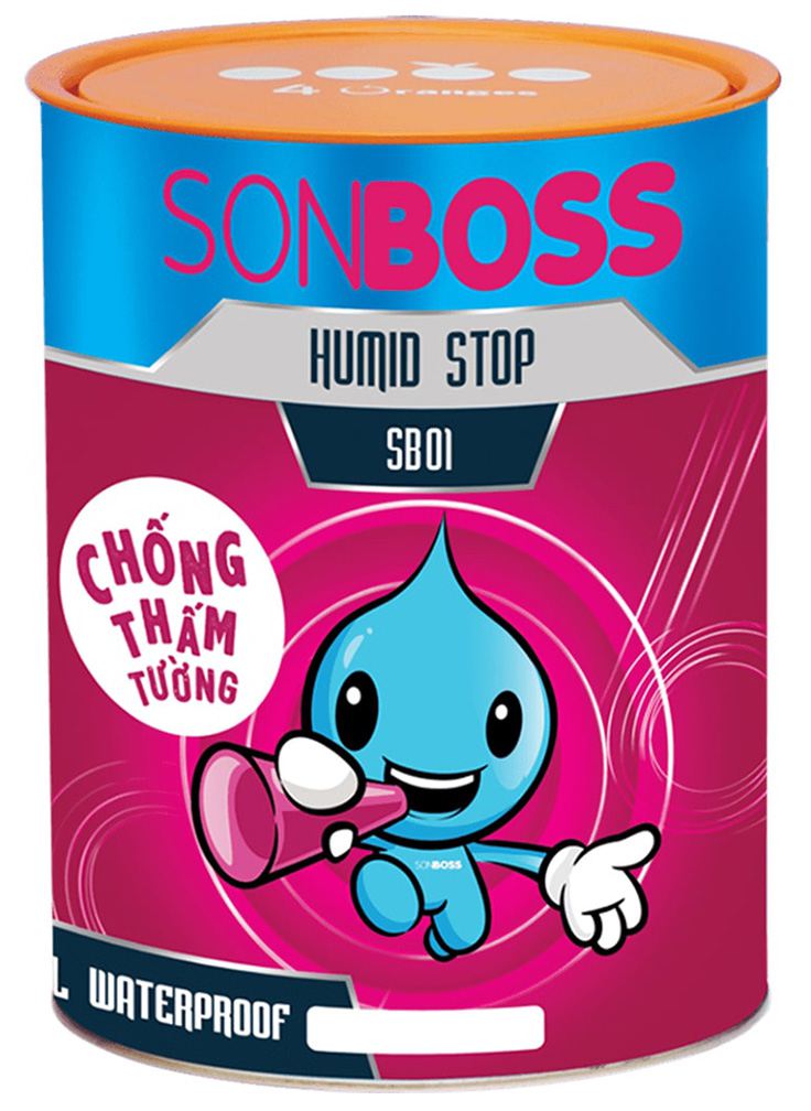 Sơn chống thấm Boss Humid Stop Wall SB01