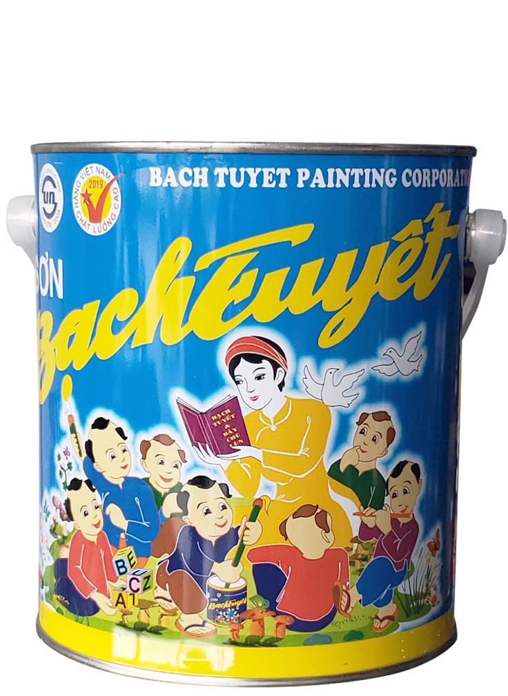 Sơn dầu Alkyd Bạch Tuyết đen mờ