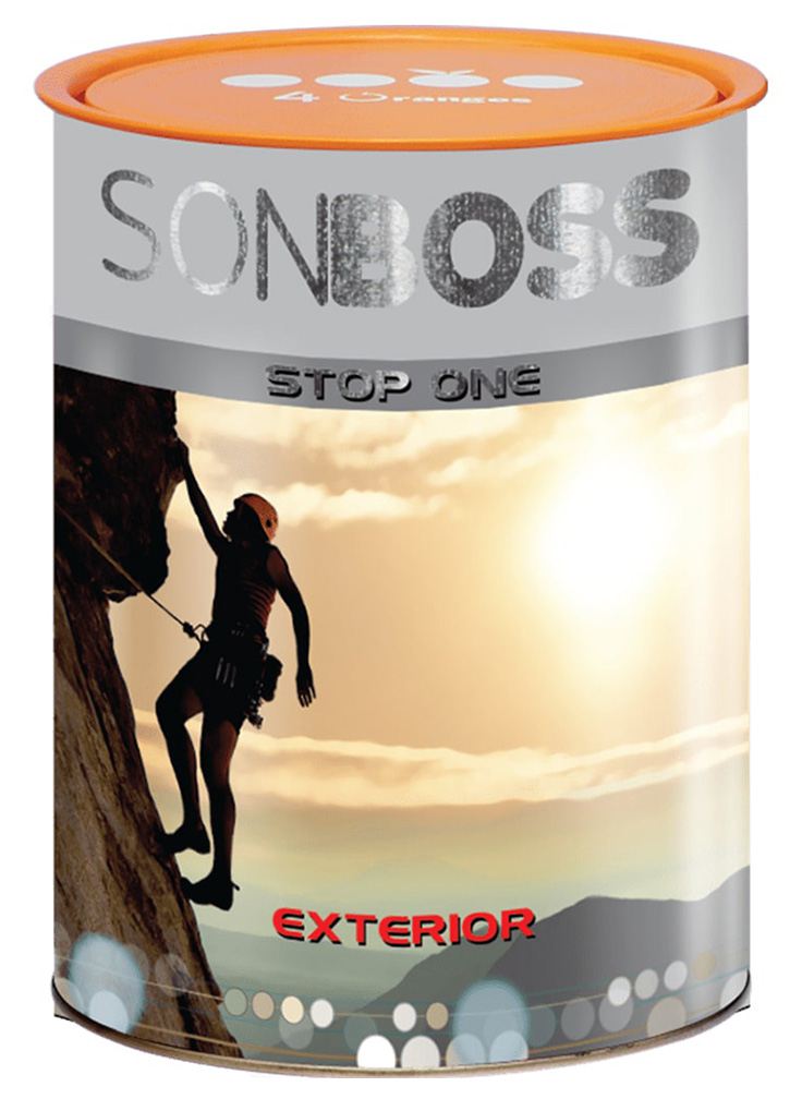 Sơn lót chống thấm pha xi măng Boss Stop One Sơn lót chống thấm pha xi măng Boss Stop One