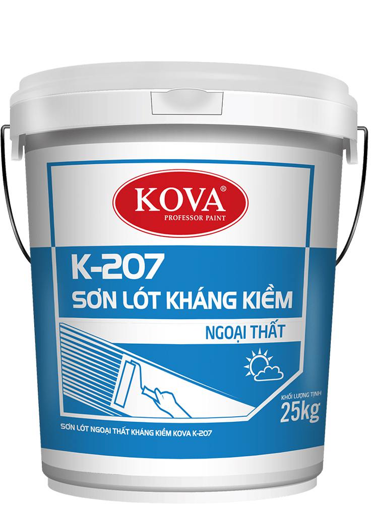 Sơn lót kháng kiềm ngoại thất Kova K207 Sơn lót kháng kiềm ngoại thất Kova K207