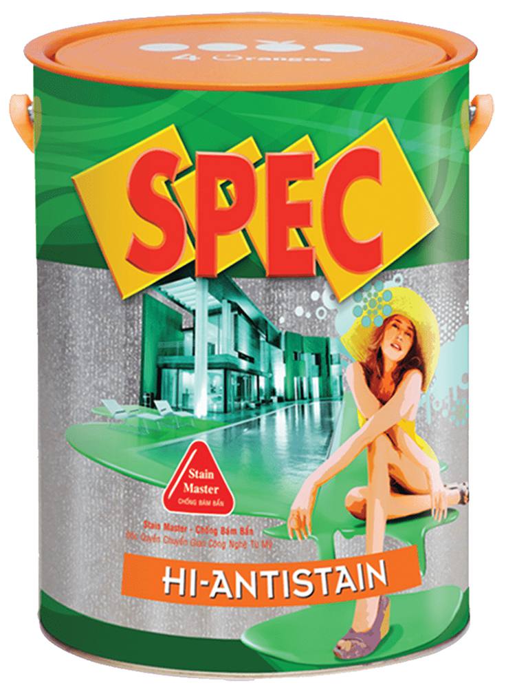 Sơn ngoại thất Spec Hi-Antistain Sơn ngoại thất Spec Hi-Antistain