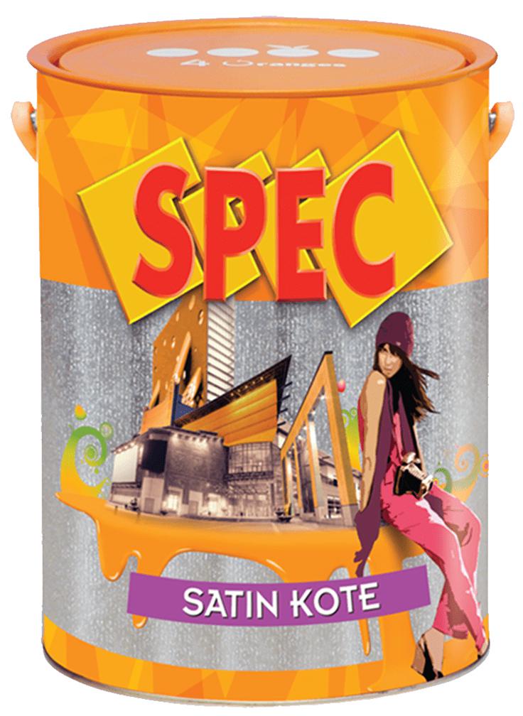 Sơn ngoại thất Spec Satin Kote – MÀU THƯỜNG