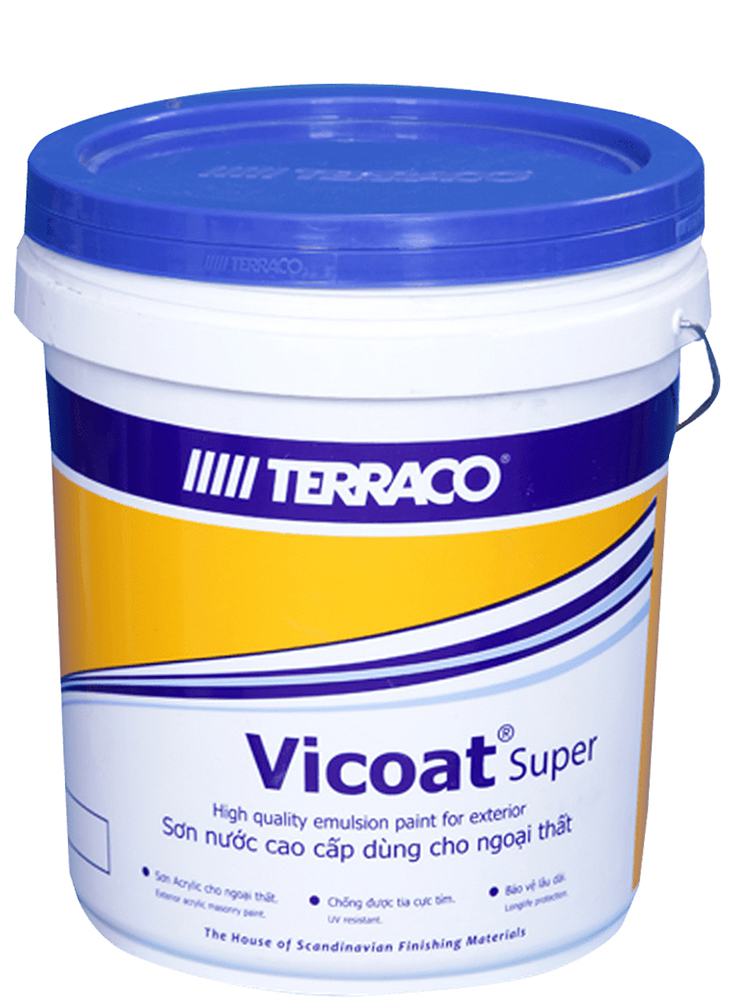 Sơn ngoại thất Terraco Vicoat Super