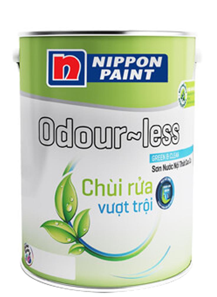 Sơn nội thất Nippon Odour-Less chùi rửa vượt trội