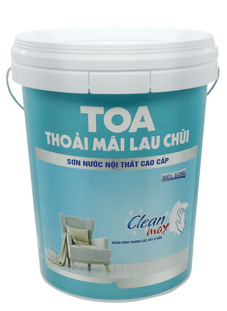 Sơn nội thất Toa lau chùi thoải mái
