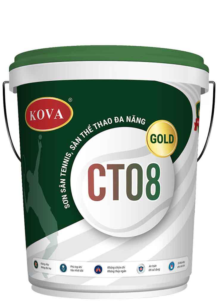 Sơn sân tennis Kova CT08